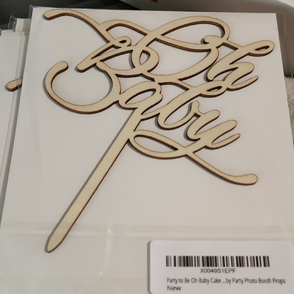 'Oh Baby' Cake Toppers 18 Count